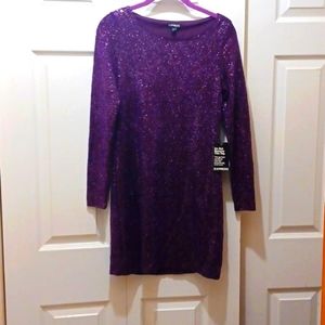 NWT Express SPARKLY holiday dress